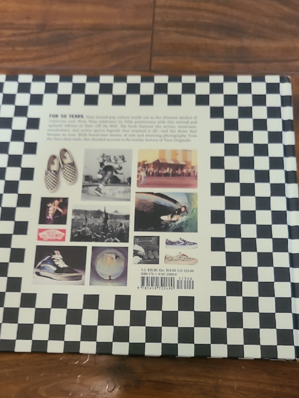 Vans Checkerboard Book with Red Logo and Gold Seal - Picture 6 of 6